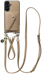 AVY Samsung Galaxy A56 - Styled Kit - Beige - Leather Set afbeelding