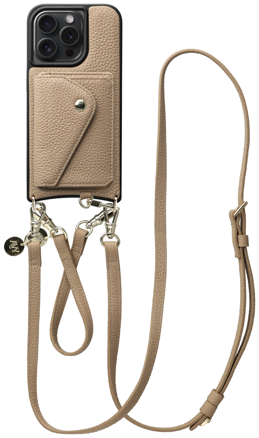 AVY Apple iPhone 15 Pro Max - Styled Kit - Beige - Leather Set afbeelding 1