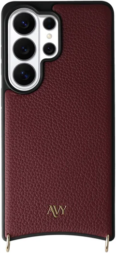 AVY Samsung Galaxy S26 Ultra - Styled Kit - Burgundy - Leather Set afbeelding 12