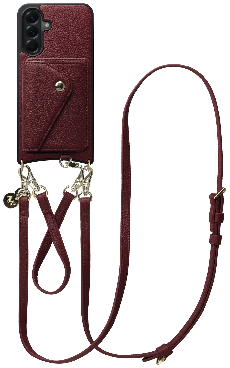 AVY Samsung Galaxy A56 - Styled Kit - Burgundy - Leather Set afbeelding 1