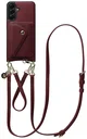 AVY Samsung Galaxy A56 - Styled Kit - Burgundy - Leather Set