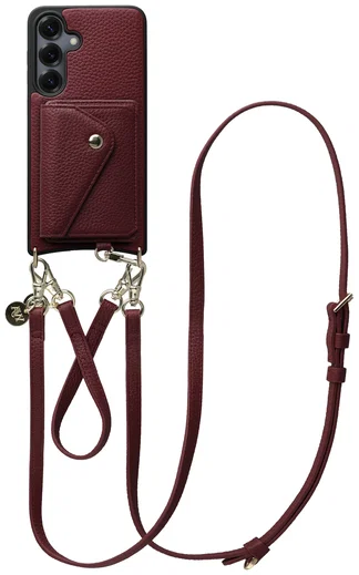 AVY Samsung S25 Plus / S24 Plus - Styled Kit - Burgundy - Leather Set afbeelding 1