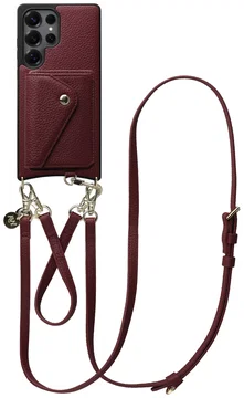 AVY Samsung Galaxy S25 Ultra - Styled Kit - Burgundy - Leather Set