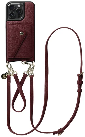 AVY Apple iPhone 15 Pro Max - Styled Kit - Burgundy - Leather Set afbeelding 1
