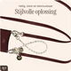 AVY Samsung Galaxy S26 Ultra - Styled Kit - Burgundy - Leather and Pearls afbeelding 11