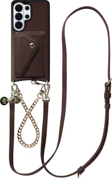 AVY Samsung Galaxy S26 Ultra - Styled Kit - Chocolate - Leather and Gold