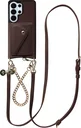 AVY Samsung Galaxy S26 Ultra - Styled Kit - Chocolate - Leather and Gold