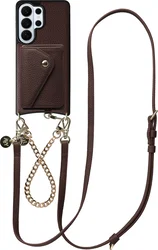 AVY Samsung Galaxy S26 Ultra - Styled Kit - Chocolate - Leather and Gold afbeelding