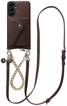 AVY Samsung Galaxy A56 - Styled Kit - Chocolate - Leather and Gold