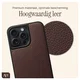 AVY Apple iPhone 15 Pro Max - Styled Kit - Chocolate - Leather and Gold afbeelding 6