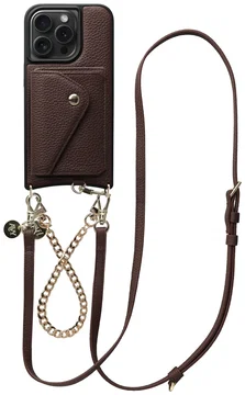 AVY Apple iPhone 14 Pro Max - Styled Kit - Chocolate - Leather and Gold