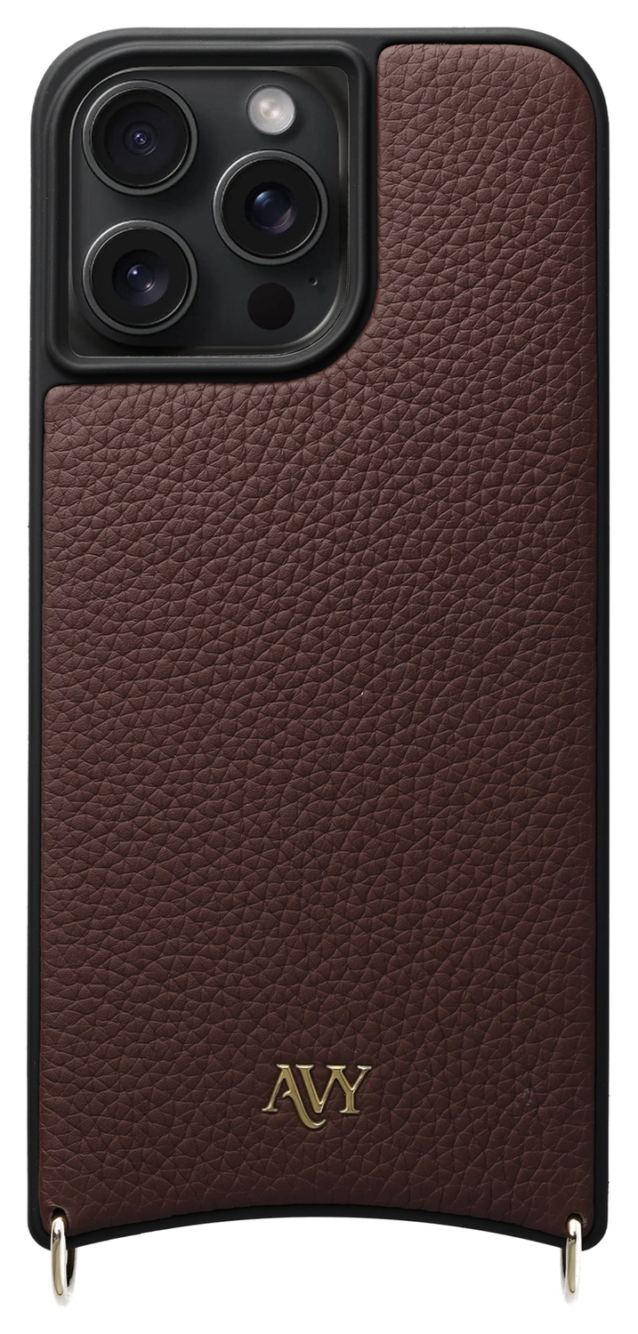 AVY Apple iPhone 14 Pro Max - Styled Kit - Chocolate - Leather and Gold afbeelding 12