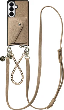AVY Samsung Galaxy S26 - Styled Kit - Beige - Leather and Gold