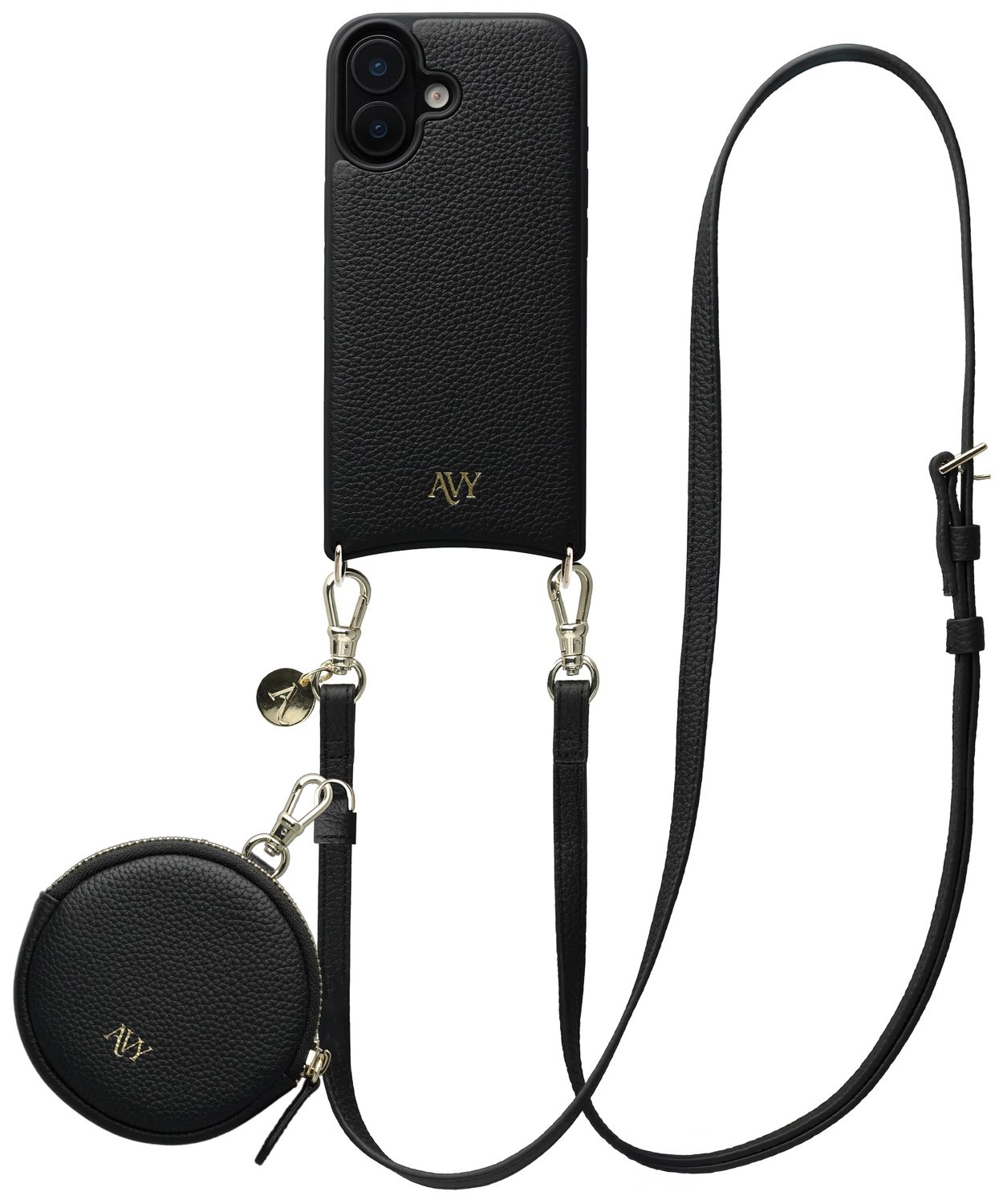 AVY Apple iPhone 17 - Luxury Kit - Zwart - Long Leather afbeelding 1