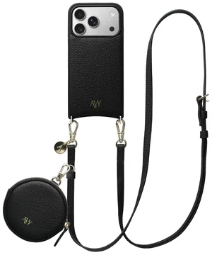 AVY Apple iPhone 17 Pro - Luxury Kit - Zwart - Long Leather