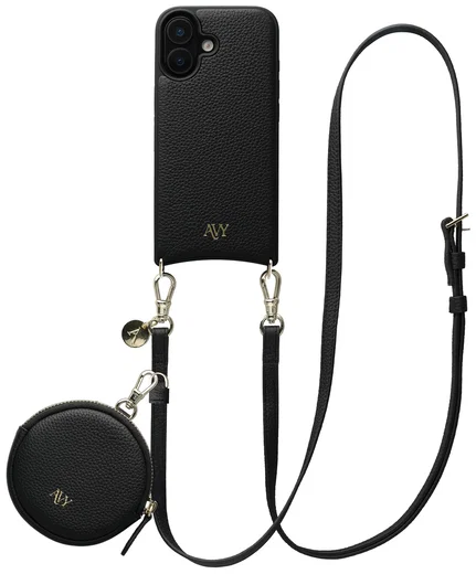 AVY Apple iPhone 16 - Luxury Kit - Zwart - Long Leather afbeelding 1