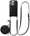 AVY Apple iPhone 16 Pro Max - Luxury Kit - Zwart - Long Leather