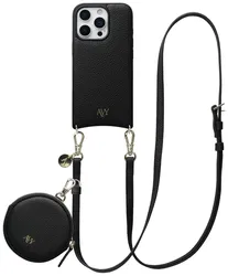 AVY Apple iPhone 16 Pro Max - Luxury Kit - Zwart - Long Leather afbeelding