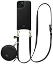 AVY Apple iPhone 15 - Luxury Kit - Zwart - Long Leather