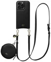 AVY Apple iPhone 15 Pro - Luxury Kit - Zwart - Long Leather