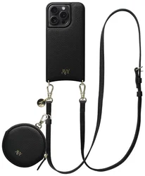 AVY Apple iPhone 15 Pro - Luxury Kit - Zwart - Long Leather afbeelding