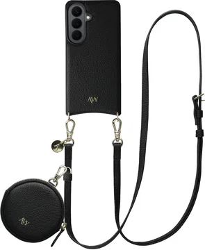 AVY Samsung Galaxy S26 Plus - Luxury Kit - Zwart - Long Leather