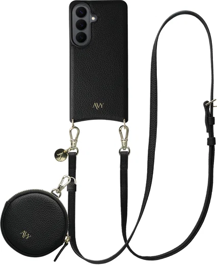 AVY Samsung Galaxy S26 - Luxury Kit - Zwart - Long Leather afbeelding 1
