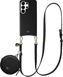 AVY Samsung Galaxy S26 Ultra - Luxury Kit - Zwart - Long Leather afbeelding