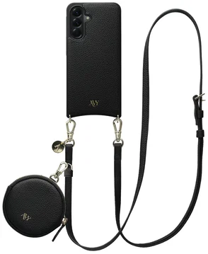 AVY Samsung Galaxy A56 - Luxury Kit - Zwart - Long Leather