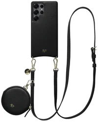 AVY Samsung Galaxy S25 Ultra - Luxury Kit - Zwart - Long Leather afbeelding