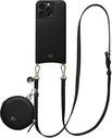 AVY Apple iPhone 14 Pro Max - Luxury Kit - Zwart - Long Leather