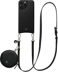 AVY Apple iPhone 14 Pro Max - Luxury Kit - Zwart - Long Leather afbeelding