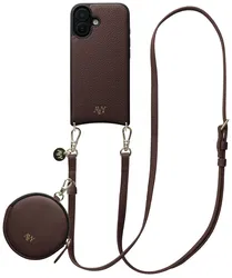 AVY Apple iPhone 17 - Luxury Kit - Chocolate - Long Leather afbeelding