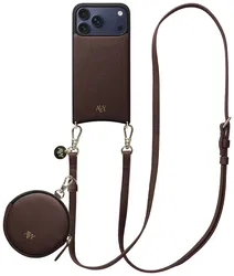 AVY Apple iPhone 17 Pro Max - Luxury Kit - Chocolate - Long Leather afbeelding