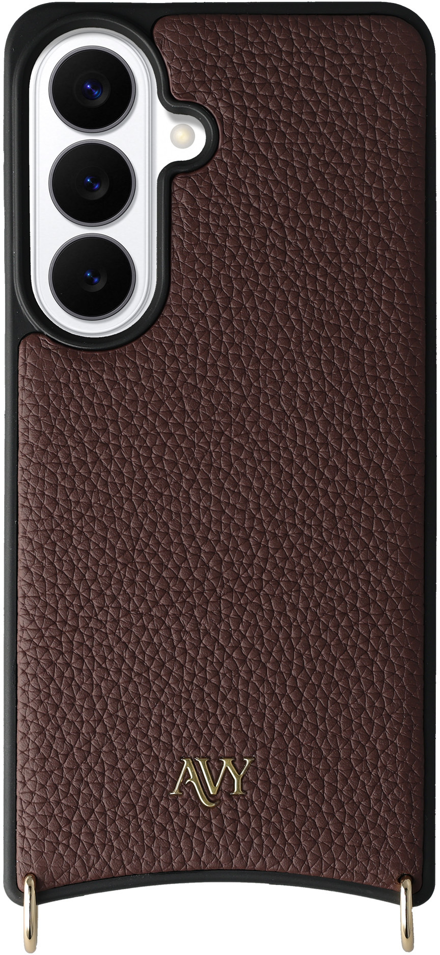 AVY Samsung Galaxy S26 - Luxury Kit - Chocolate - Long Leather afbeelding 12