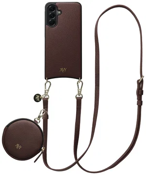 AVY Samsung Galaxy A56 - Luxury Kit - Chocolate - Long Leather