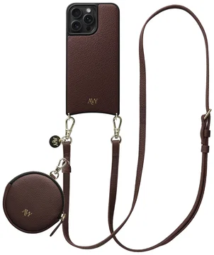 AVY Apple iPhone 15 Pro Max - Luxury Kit - Chocolate - Long Leather
