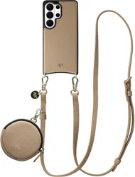 AVY Samsung Galaxy S26 Ultra - Luxury Kit - Beige - Long Leather afbeelding