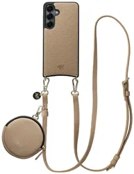 AVY Samsung Galaxy S25 / S24 - Luxury Kit - Beige - Long Leather afbeelding