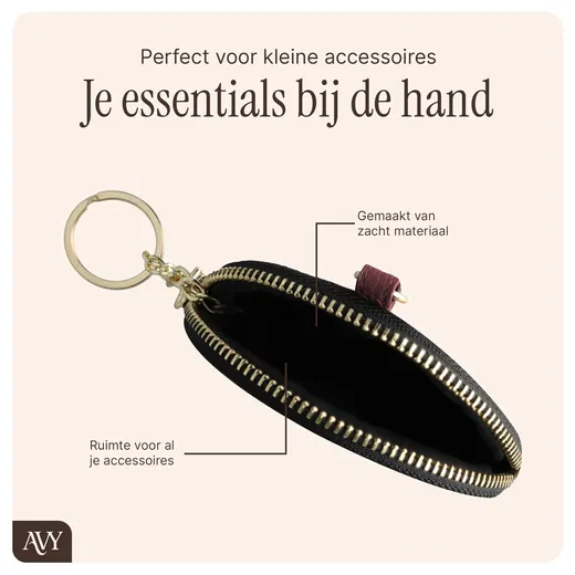 AVY Apple iPhone 17 - Luxury Kit - Burgundy - Long Leather afbeelding 10