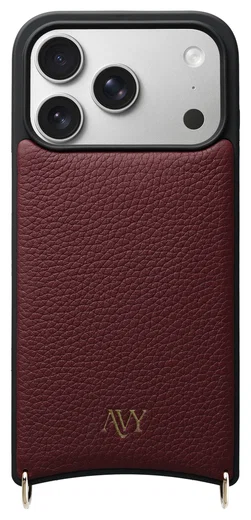 AVY Apple iPhone 17 Pro - Luxury Kit - Burgundy - Long Leather afbeelding 14
