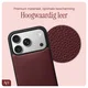 AVY Apple iPhone 17 Pro - Luxury Kit - Burgundy - Long Leather afbeelding 6