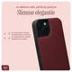 AVY Apple iPhone 14 / 13 - Luxury Kit - Burgundy - Long Leather afbeelding 6
