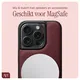 AVY Apple iPhone 14 Pro - Luxury Kit - Burgundy - Long Leather afbeelding 7