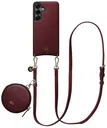 AVY Samsung S25 Plus / S24 Plus - Luxury Kit - Burgundy - Long Leather