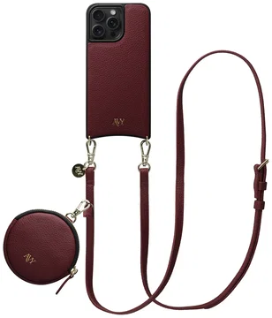 AVY Apple iPhone 14 Pro Max - Luxury Kit - Burgundy - Long Leather