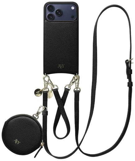 AVY Apple iPhone 17 Pro Max - Luxury Kit - Zwart - Leather Set afbeelding 1