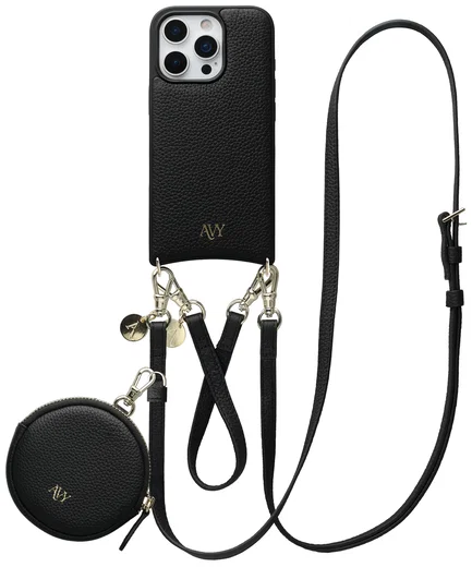 AVY Apple iPhone 16 Pro - Luxury Kit - Zwart - Leather Set afbeelding 1