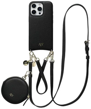 AVY Apple iPhone 16 Pro - Luxury Kit - Zwart - Leather Set