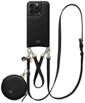 AVY Apple iPhone 15 Pro - Luxury Kit - Zwart - Leather Set